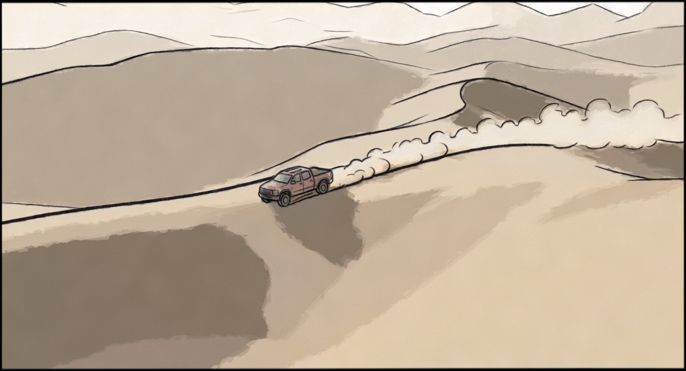 Storyboards - storyboard frame 2 by Dakota Warren